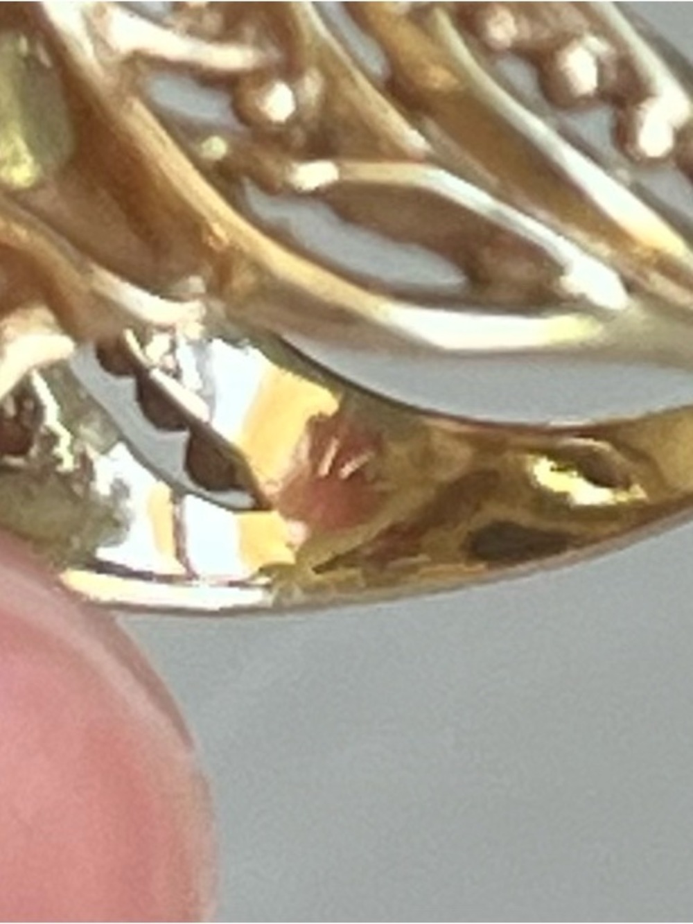 14k Gold Opal Doublet Fish Ring - Picture 9 of 14